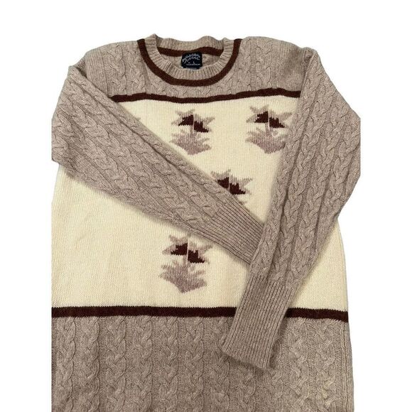 Classic New England Sweater Bay‎ Winds Lambswool Rabbit Hair Size Large - Picture 4 of 9